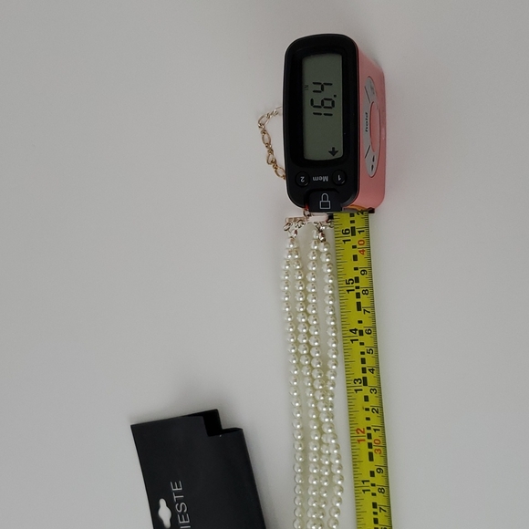 Vieste Faux Pearl Knot Necklace - Picture 9 of 17